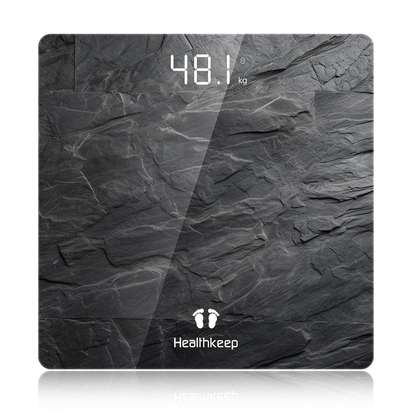 Digital Bathroom Scale Body Weight 400 lb Capacity LED Display High-Precision 4-Sensor