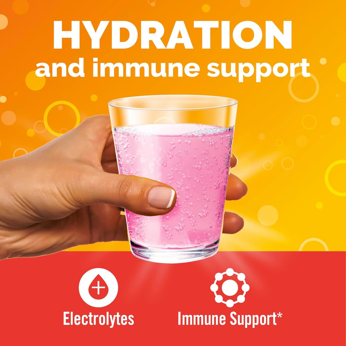 Emergen-C Hydration+ Vitamin C Sports Drink Mix Packets