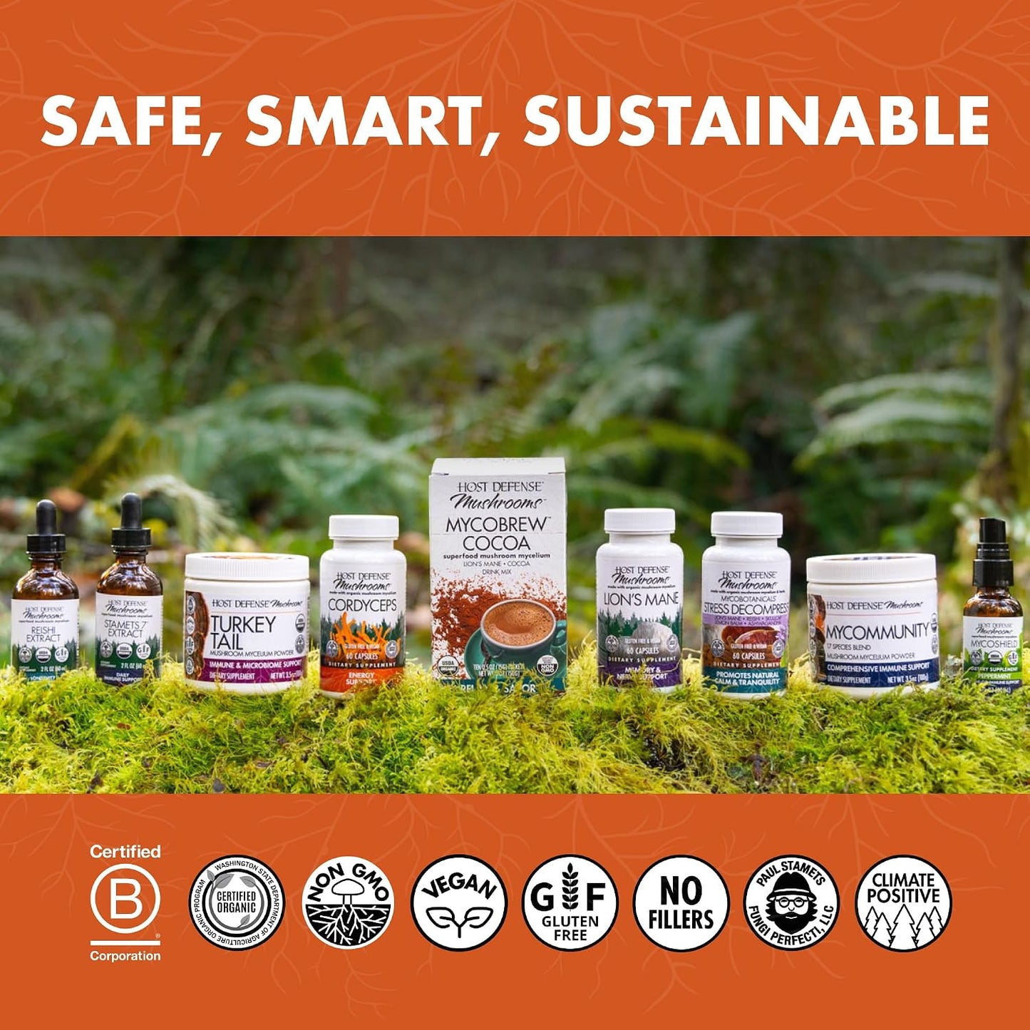 Host Defense Breathe Immune and Respiratory Support Capsules