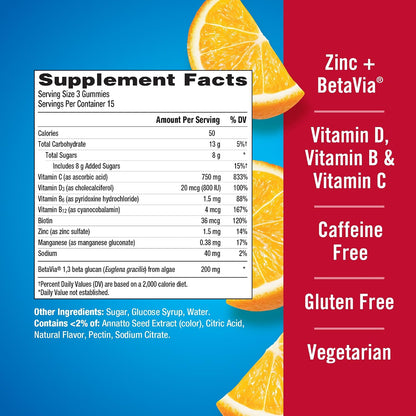 Emergen-C Vitamin C 750 mg Immune Support Dietary Supplement Gummies