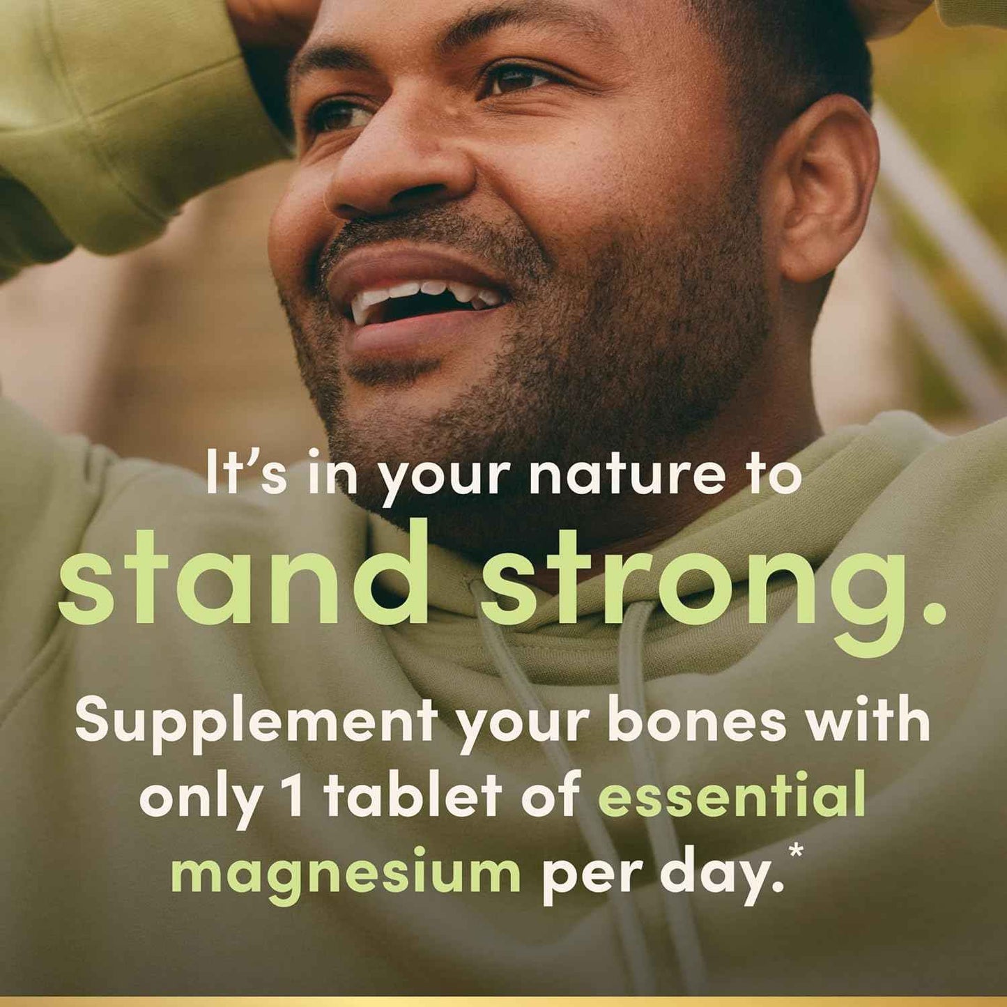 Nature's Bounty High Potency Magnesium Supplement 500 mg Tablets
