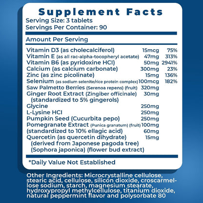 Real Health Prostate Complete Saw Palmetto Formula 30 Count