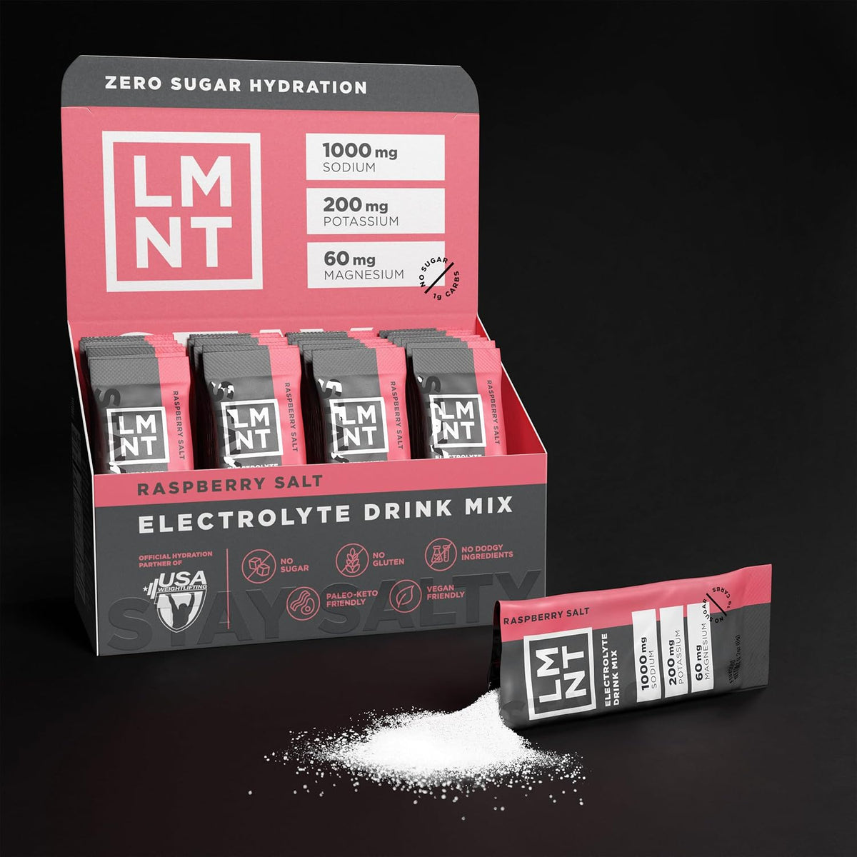 LMNT Zero Sugar Electrolytes Drink Mix 30 Count