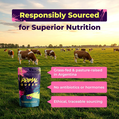 Primal Queen Grass Fed Beef Organ Supplement for Women