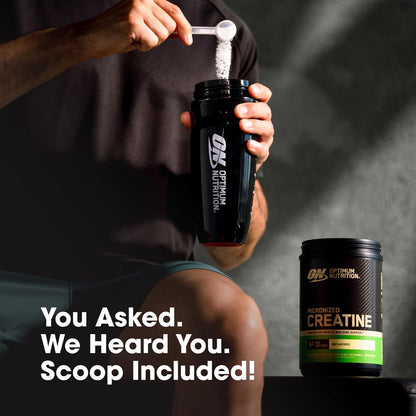 Optimum Nutrition Micronized Creatine Monohydrate Powder 5g Per Serving 120 Servings