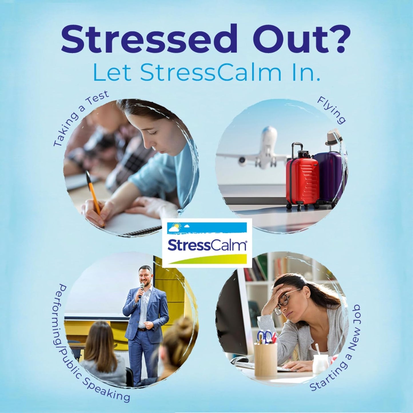 Boiron StressCalm Stress Mood Support Meltaway Tablets