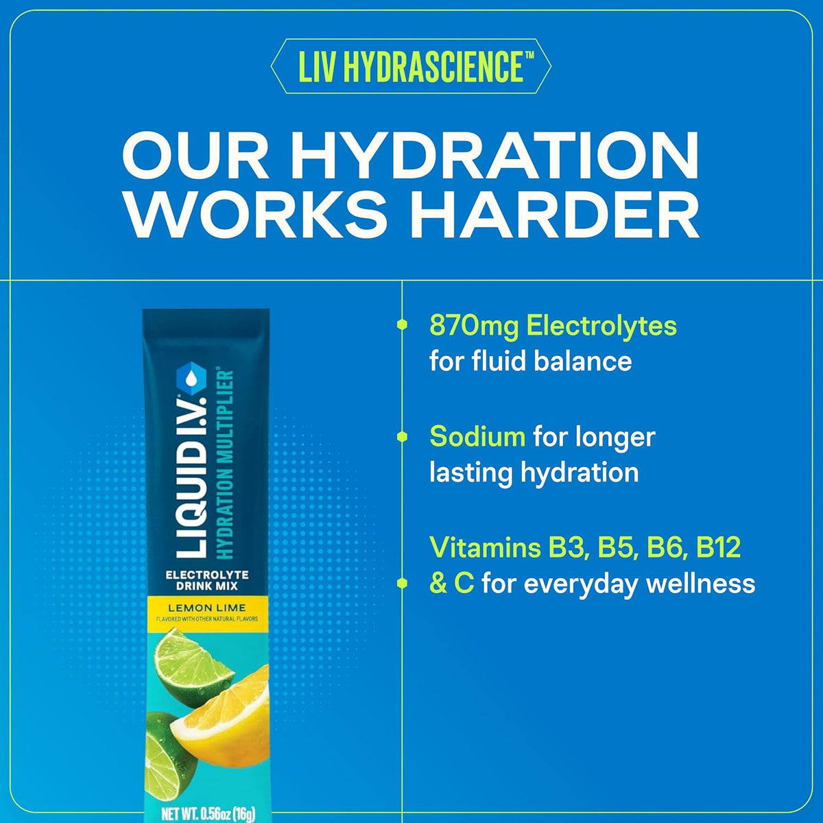 Liquid I.V. Hydration Electrolyte Drink Mix 16 Count