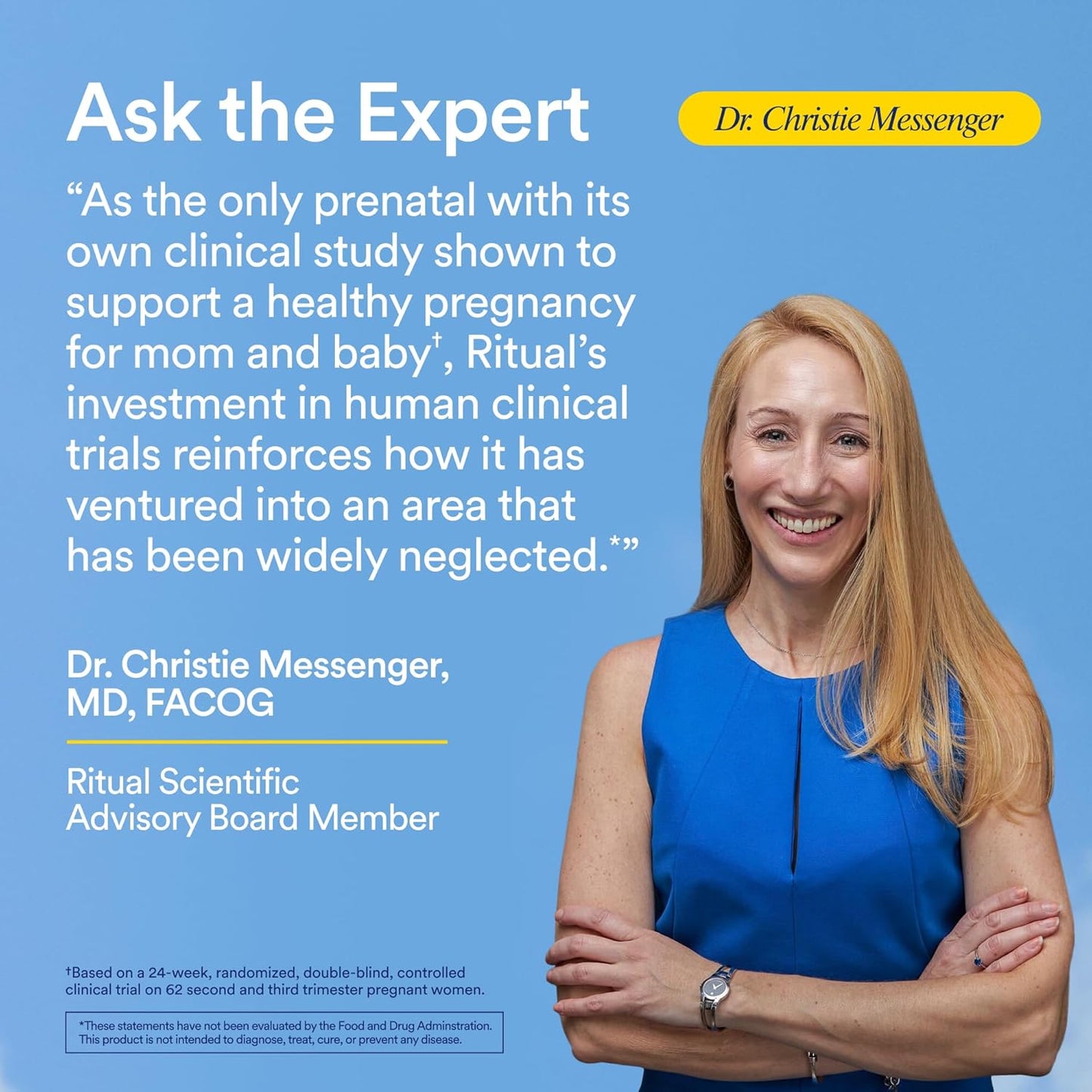 Ritual Prenatal Multivitamin With Omega-3 DHA Citrus 60 Capsules