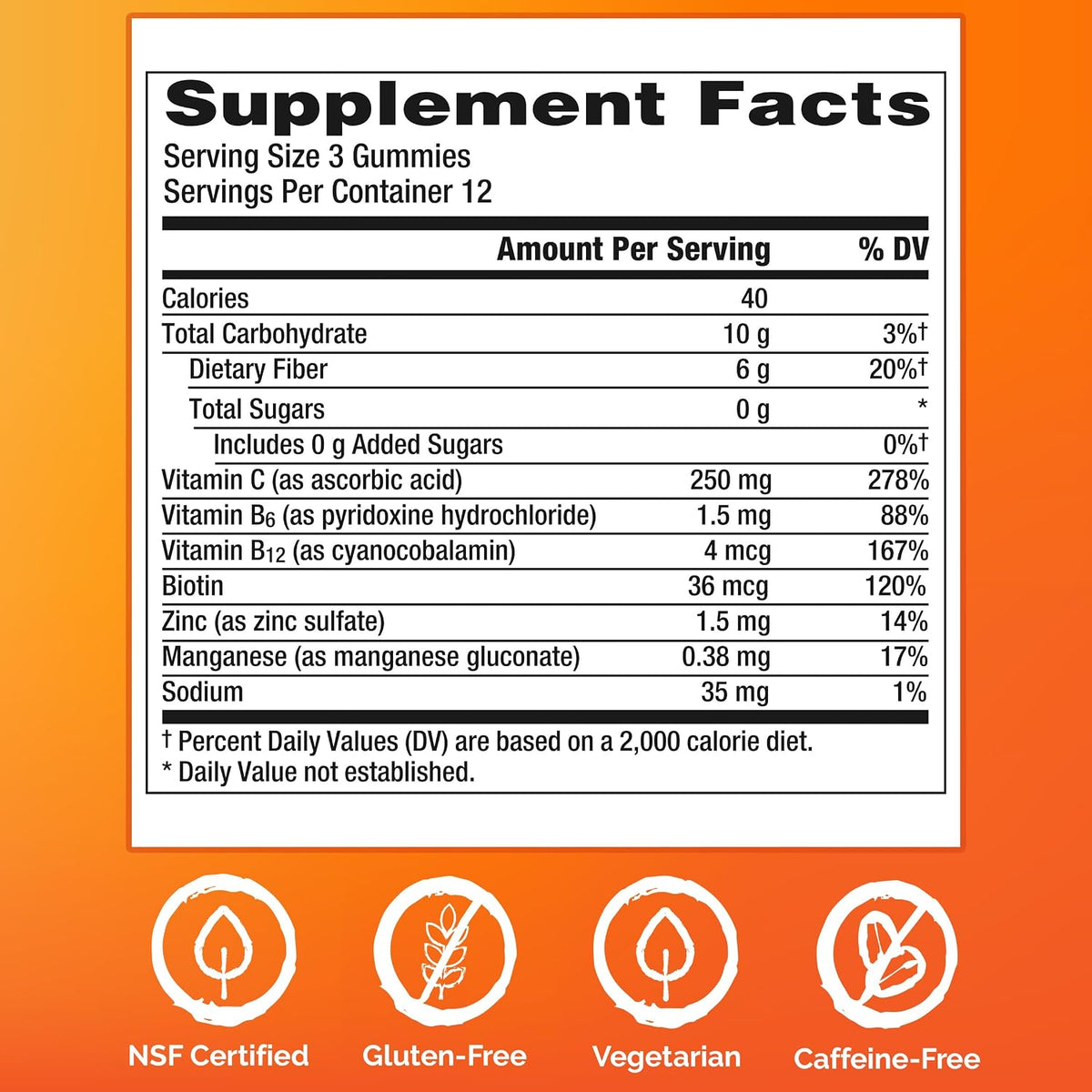 Emergen-C Vitamin C 250 mg Immune Support Dietary Supplement Gummies