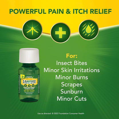 Campho Phenique Maximum Strength Antiseptic Liquid Bug Bite Itch Relief