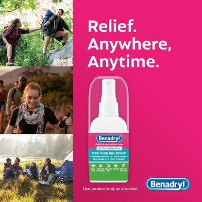 Benadryl Extra Strength Itch Cooling Topical Analgesic Spray