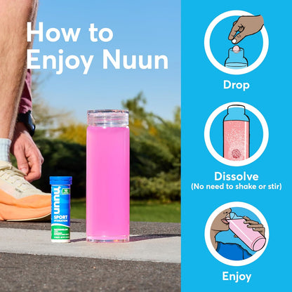 Nuun Sport Hydration Electrolyte Tablets 40 Count