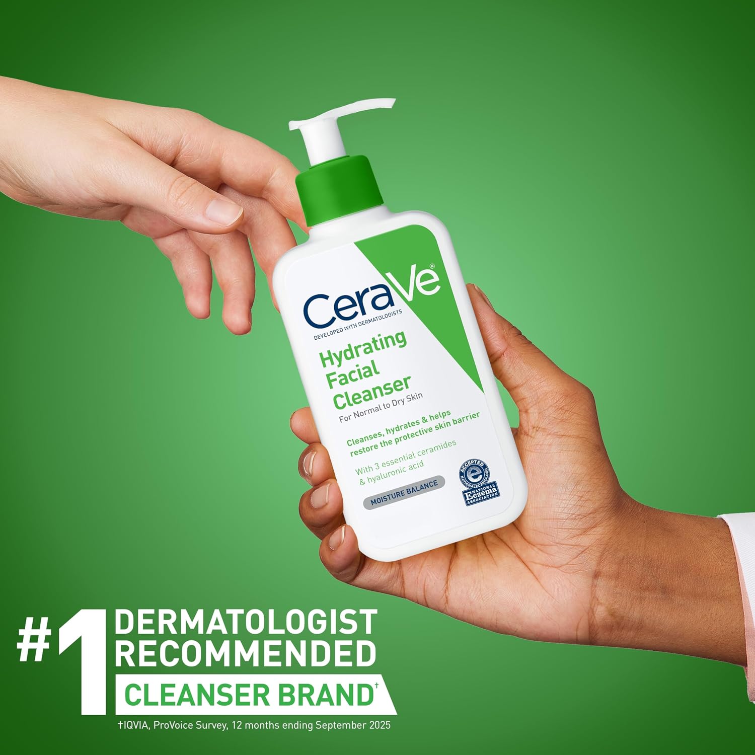 CeraVe Hydrating Face Wash Cleanser for Dry Normal Skin