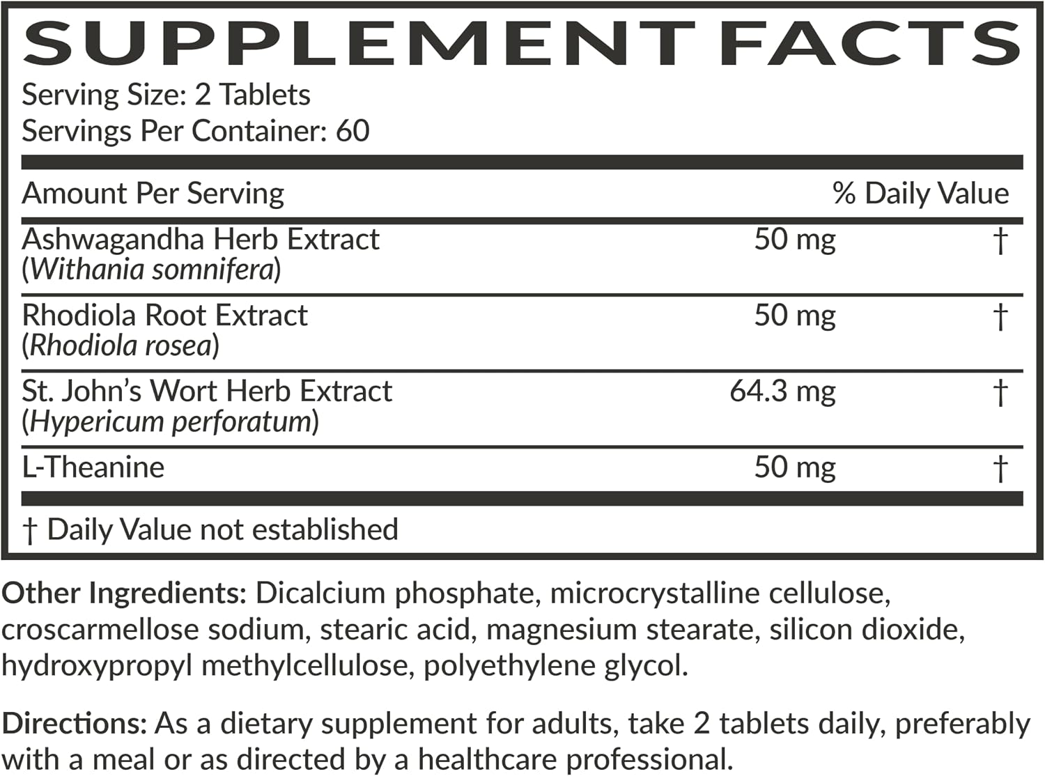 Futurebiotics Chill Pill Ashwagandha Stress Mood Support Tablets