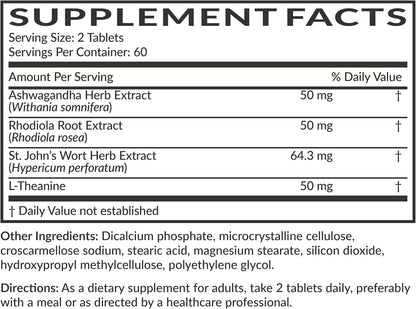 Futurebiotics Chill Pill Ashwagandha Stress Mood Support Tablets