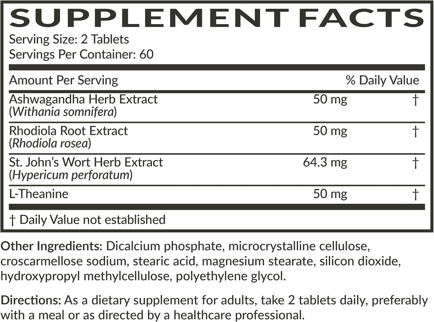 Futurebiotics Chill Pill Ashwagandha Stress Mood Support Tablets