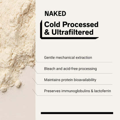 NAKED Nutrition Grass Fed Whey Protein Powder 2 lb