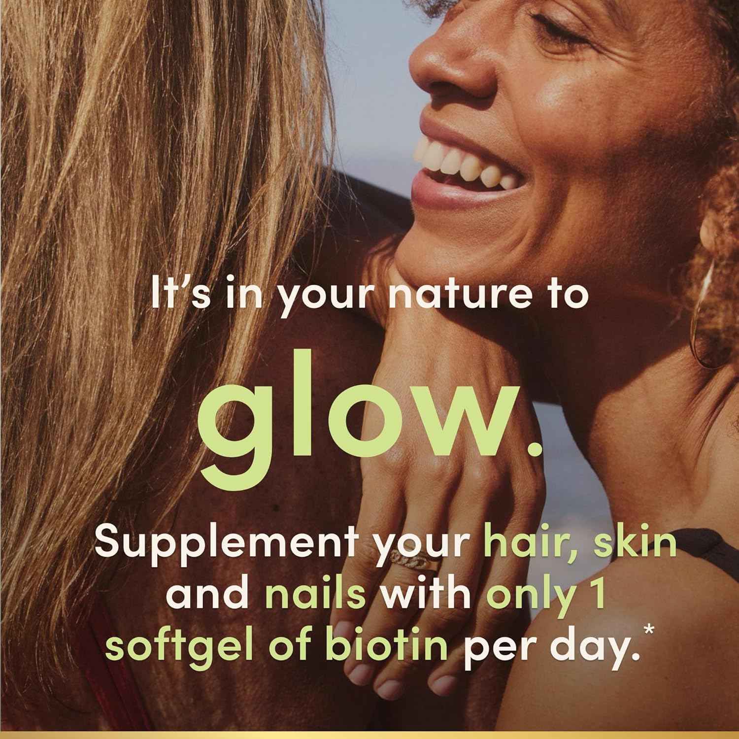 Nature's Bounty Biotin Hair Skin and Nails Supplement 10,000 mcg