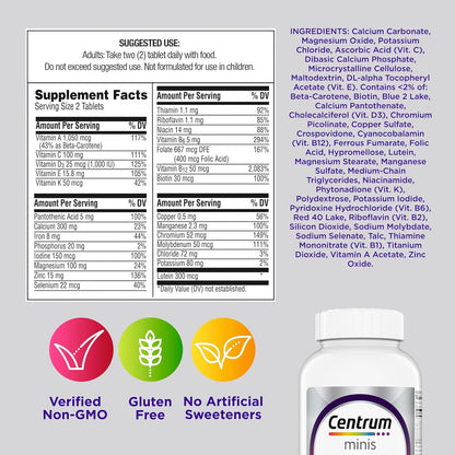 Centrum Minis Silver Women's Multivitamin for Women 50 Plus 280 Ct