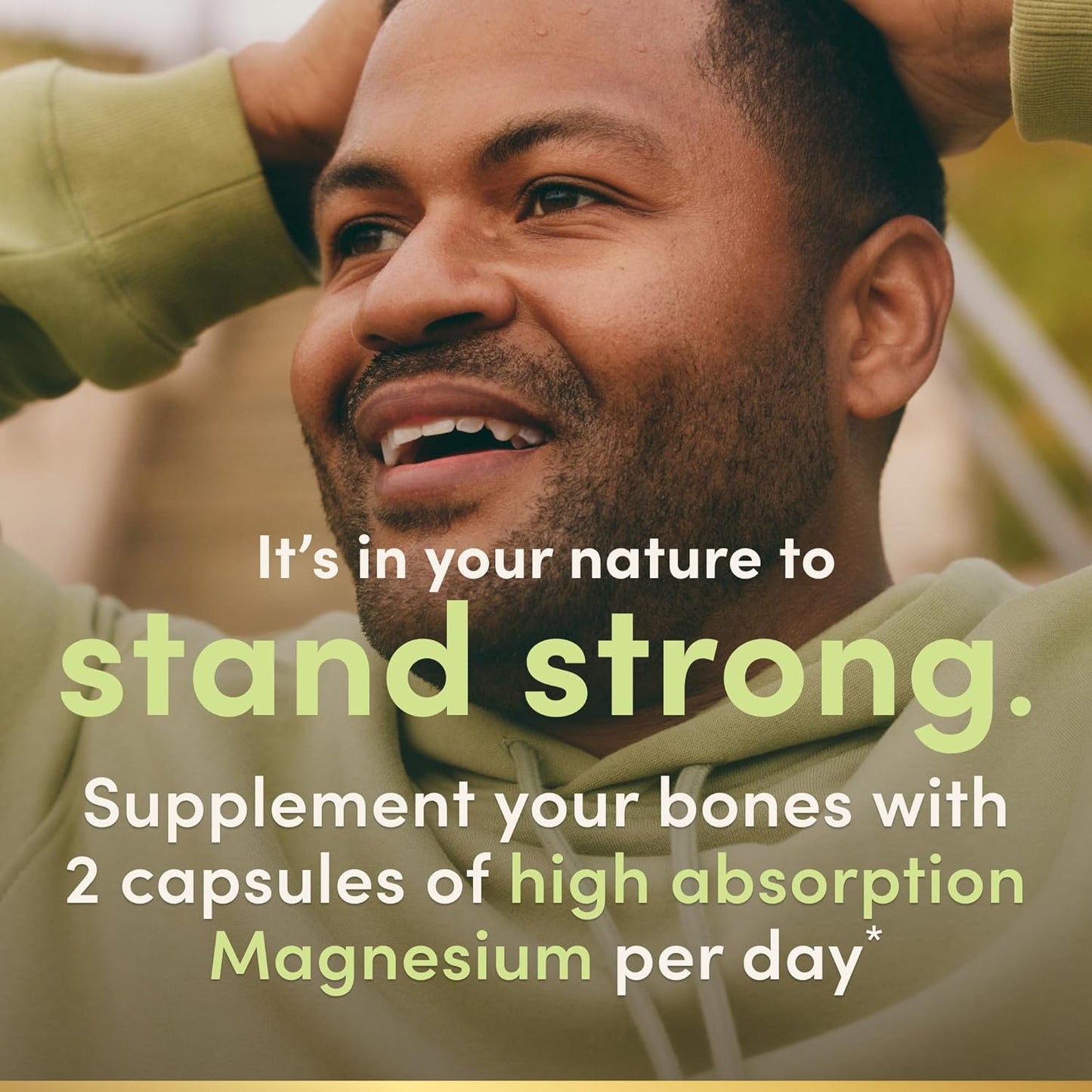Nature's Bounty High Absorption Magnesium Glycinate 240 mg 120 Capsules