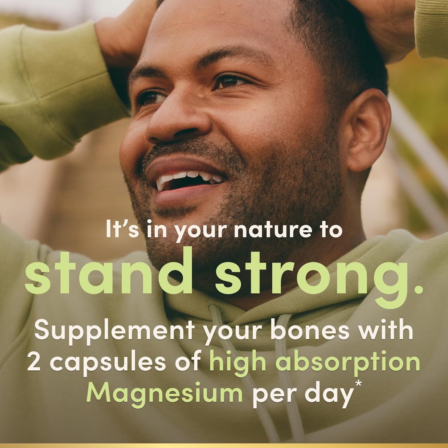 Nature's Bounty High Absorption Magnesium Glycinate 240 mg 120 Capsules