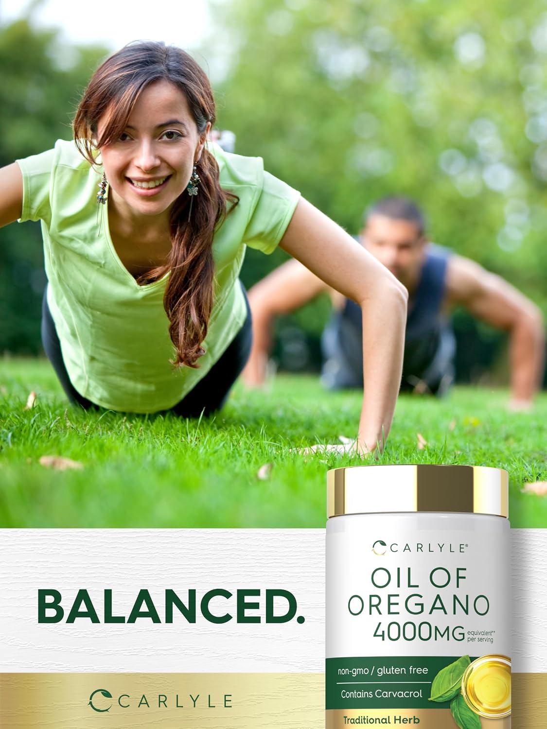 Carlyle Oregano Oil Carvacrol Herbal Health Support Softgels