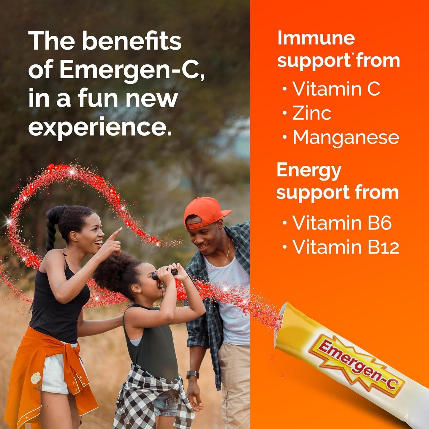 Emergen-C Kidz 250 mg Immune Support Dietary Supplement Crystals