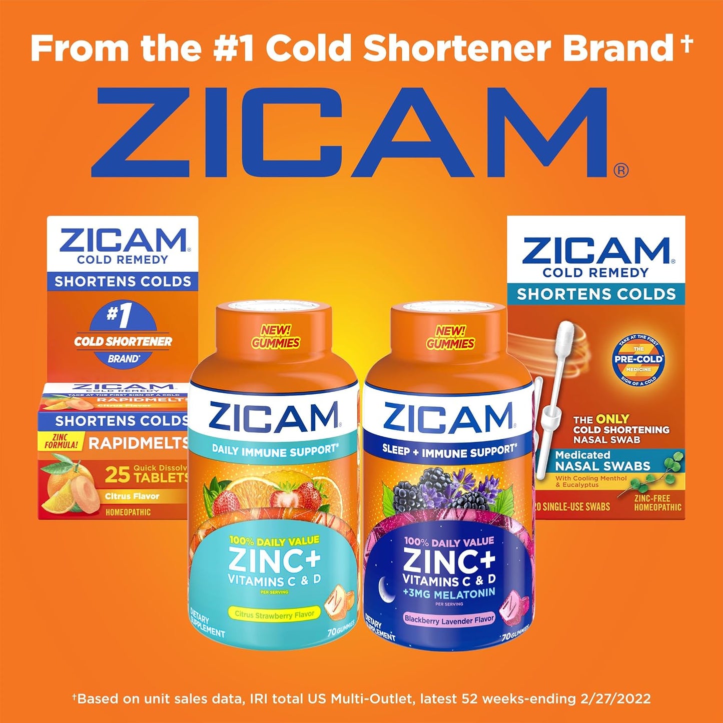 Zicam Daily Immune Support Gummy Supplement
