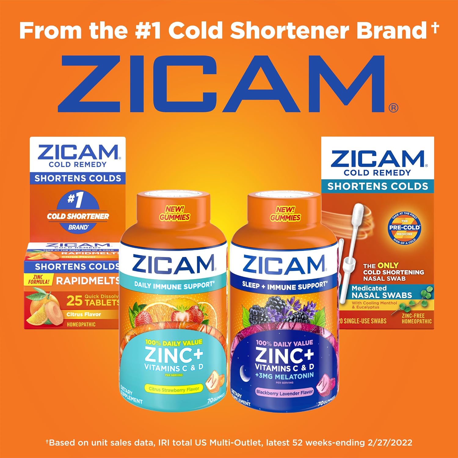 Zicam Daily Immune Support Gummy Supplement