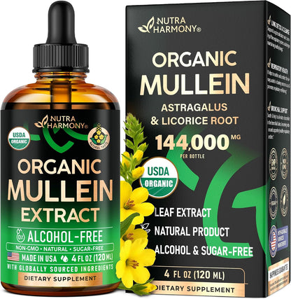 NUTRAHARMONY Mullein Leaf Respiratory Support Liquid