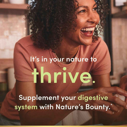 Nature's Bounty Lactobacillus Acidophilus Probiotic Supplement 100 Million Organisms
