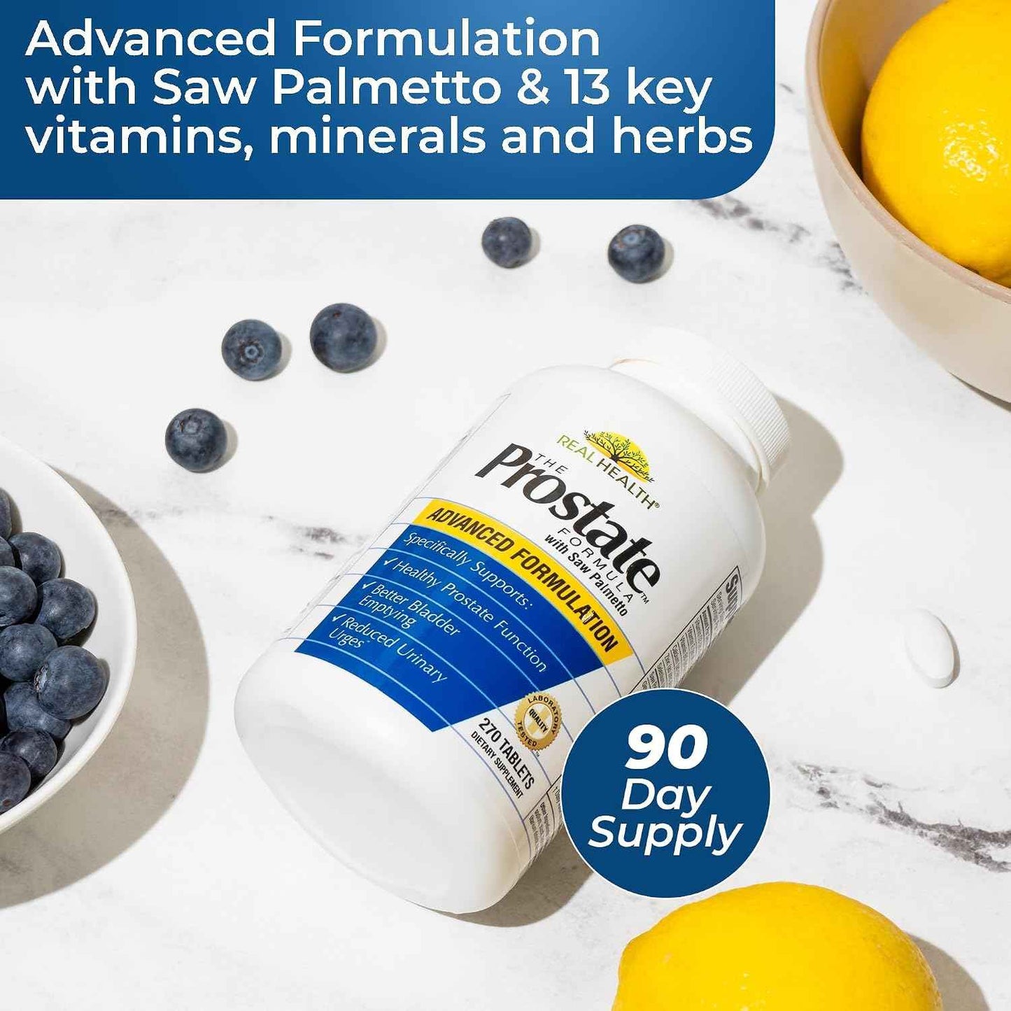 Real Health Prostate Complete Saw Palmetto Formula 30 Count