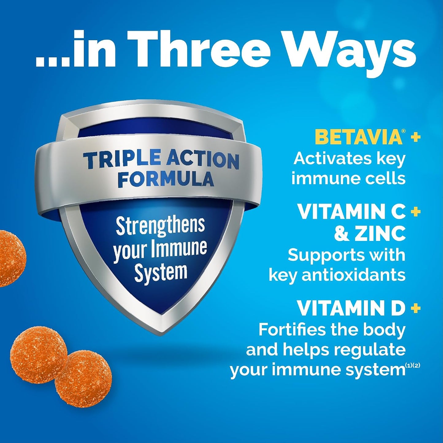 Emergen-C Vitamin C 750 mg Immune Support Dietary Supplement Gummies
