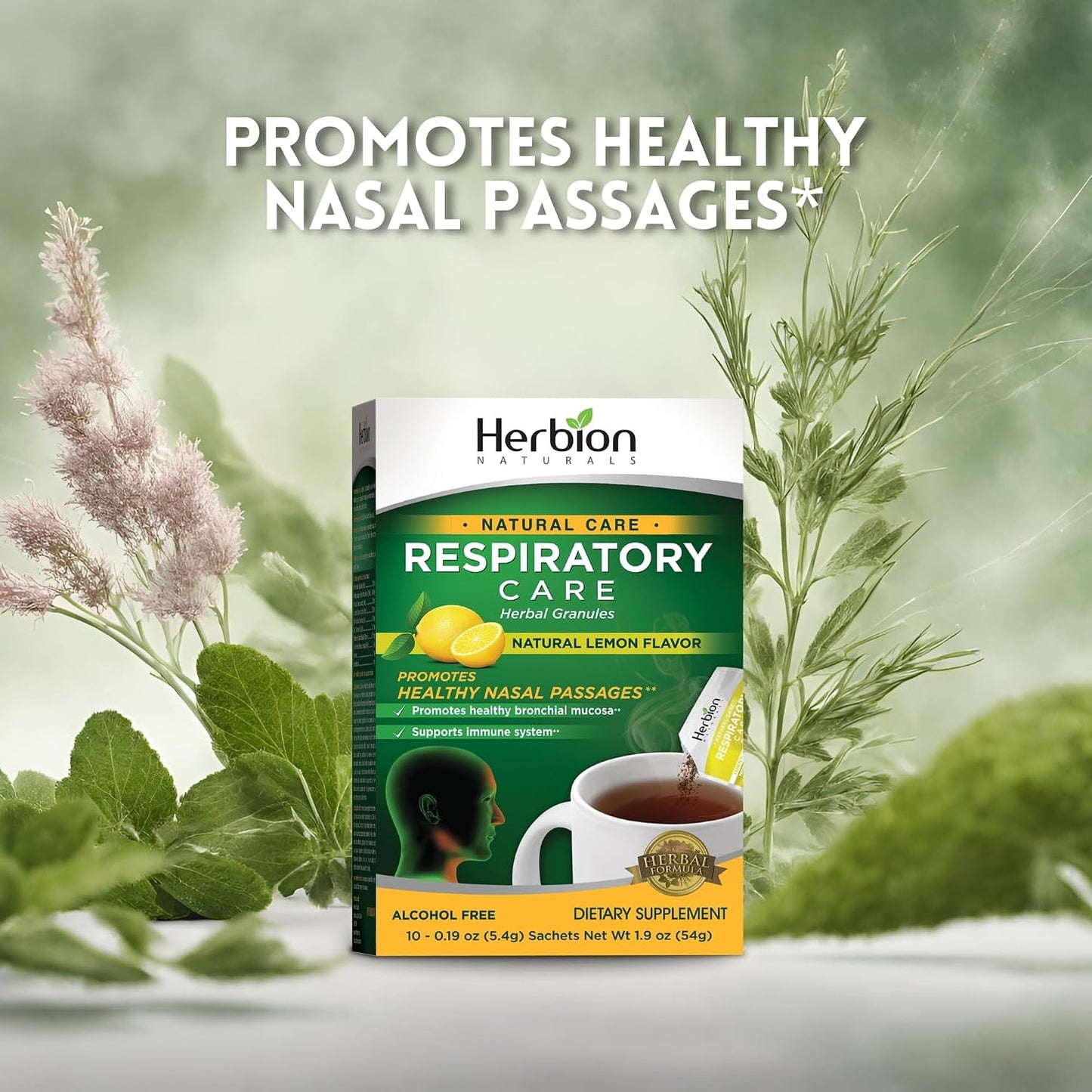 HERBION Naturals Respiratory Care Herbal Support Granules
