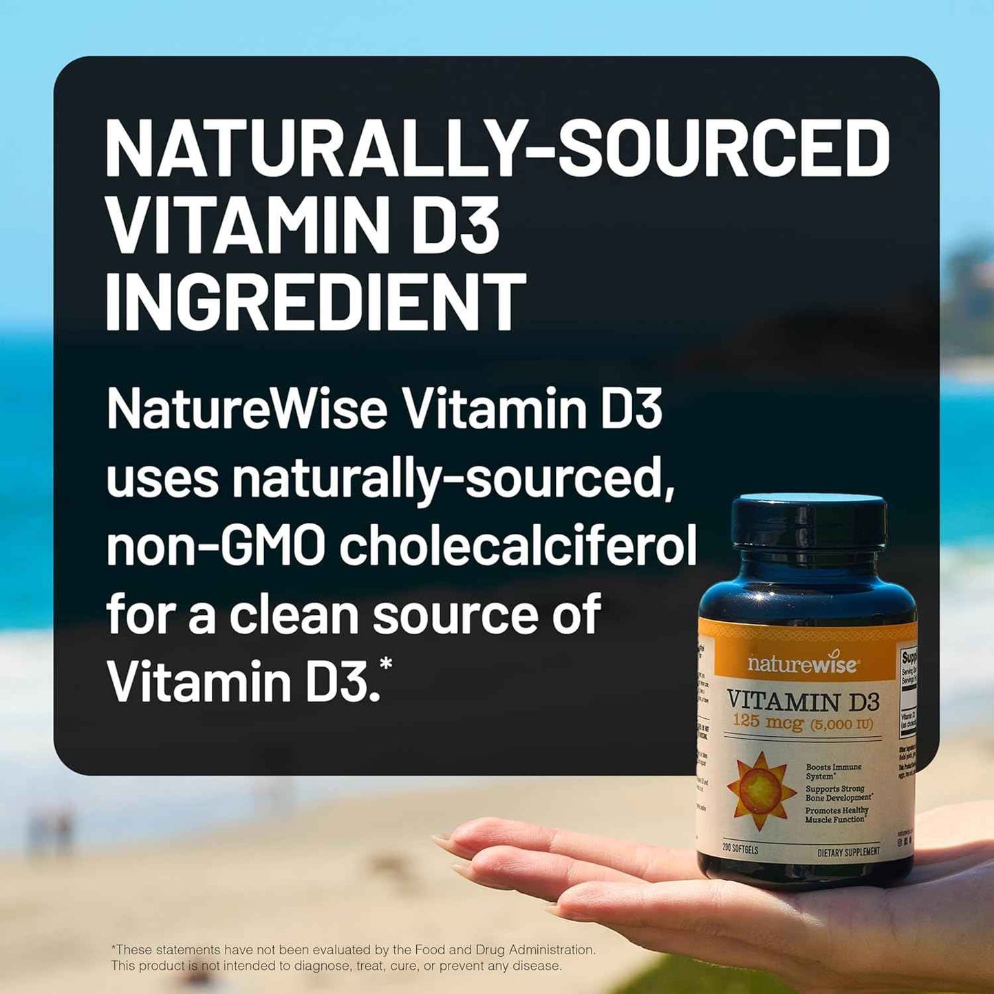 NatureWise Vitamin D3 5000iu (125 mcg) 360 Count Mini Softgel