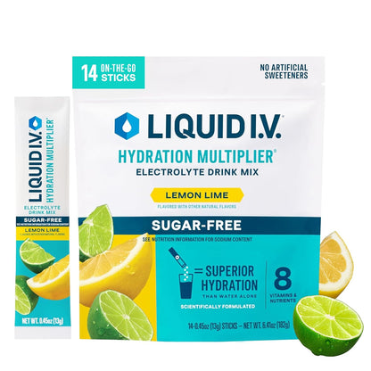 Liquid I.V. Sugar Free Hydration Electrolyte Drink Mix 14 Count