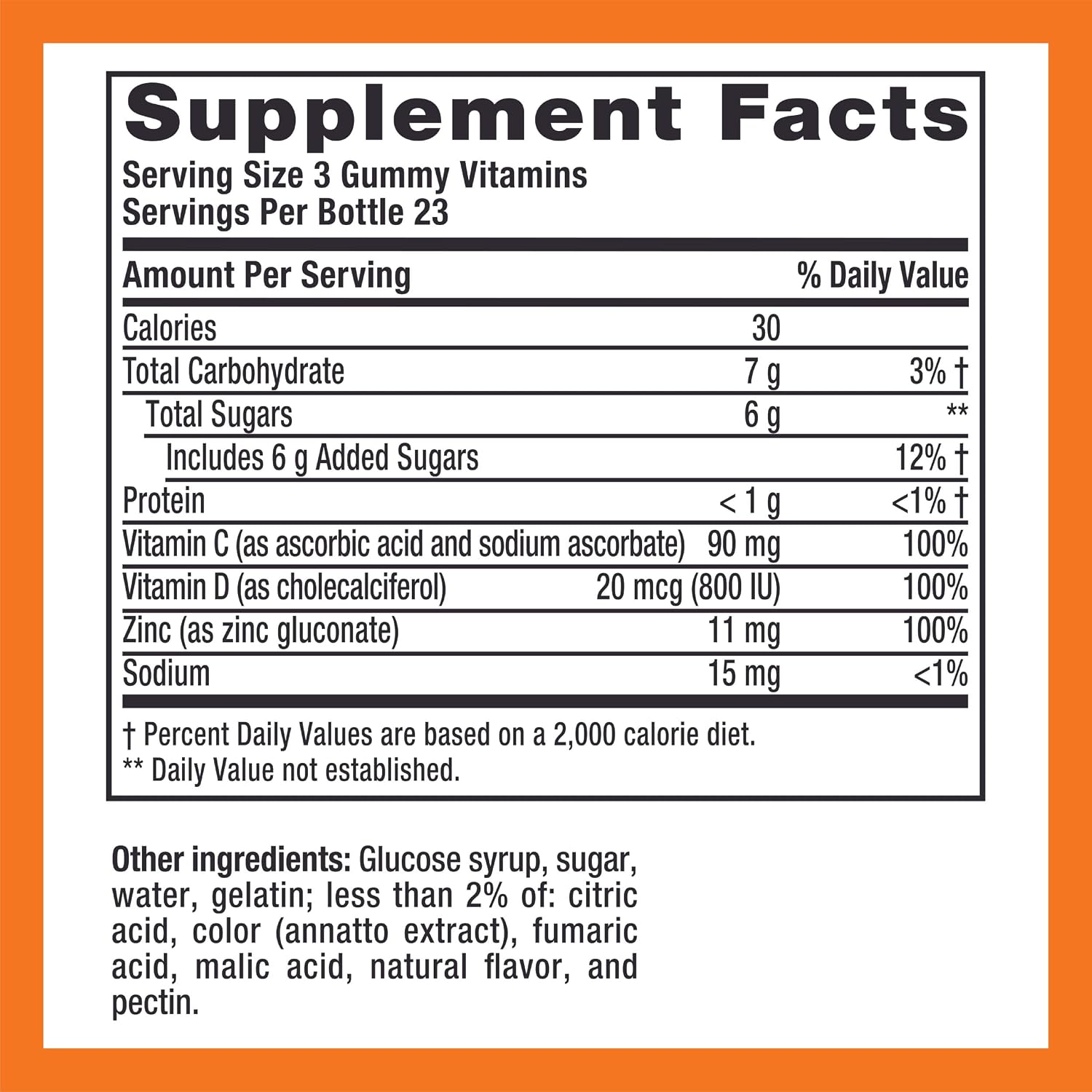 Zicam Daily Immune Support Gummy Supplement
