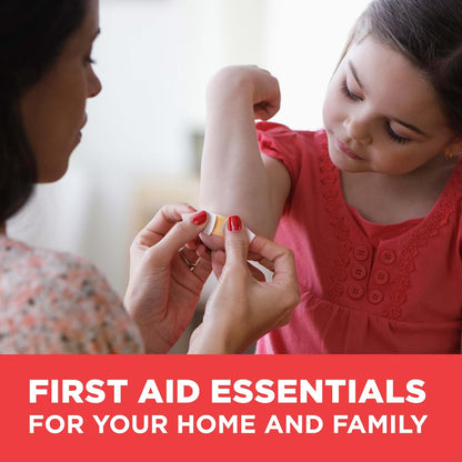 BAND-AID All-Purpose Portable Compact First Aid Kit 160 Piece Emergency Wound Care Essentials