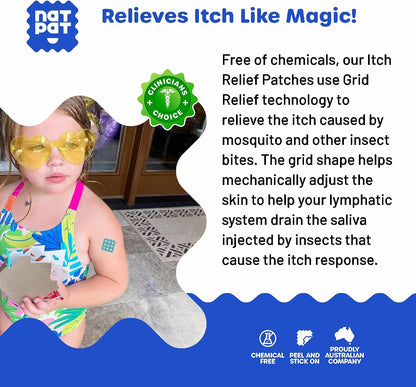NATPAT Magic Patch Itch Relief Stickers 32 Count