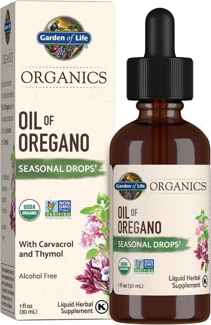 Garden of Life Organics Oil of Oregano Seasonal Immune Support Liquid