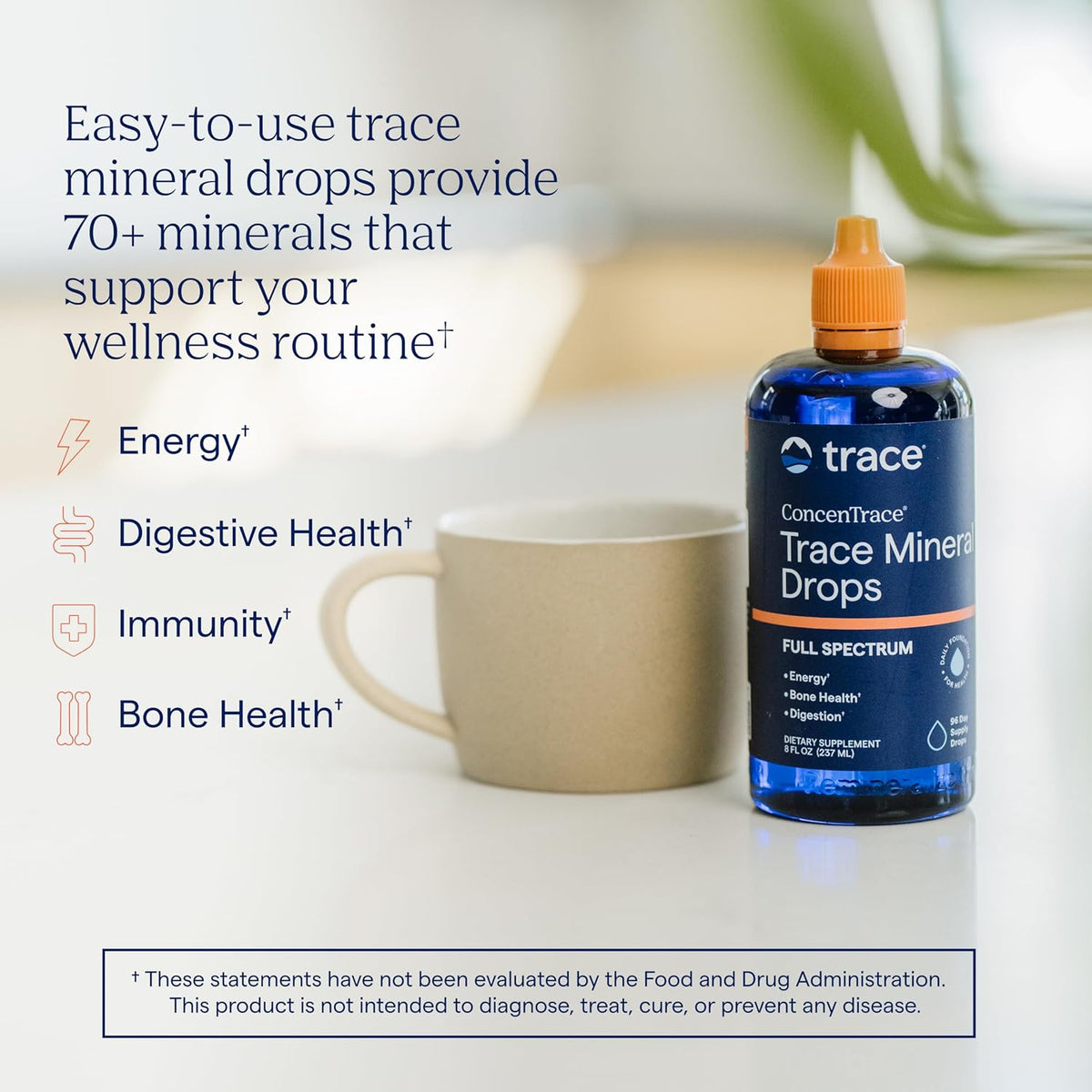 Trace Minerals ConcenTrace Mineral Drops Dietary Supplement Liquid