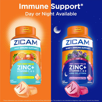 Zicam Daily Immune Support Gummy Supplement