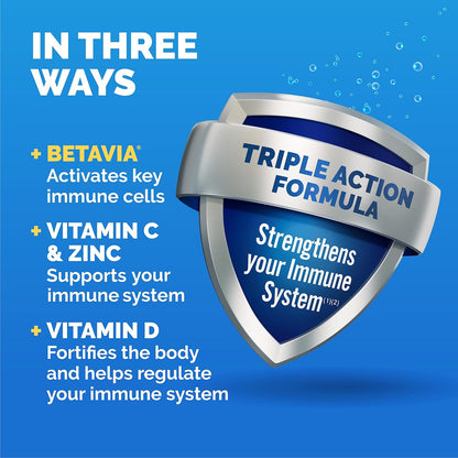 Emergen-C Immune+ Triple Action Immune Support Dietary Supplement Powder Packets