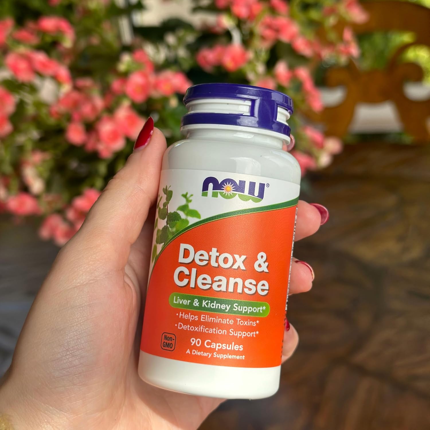 NOW Detox Cleanse Liver Kidney Support Formula Veg Capsules