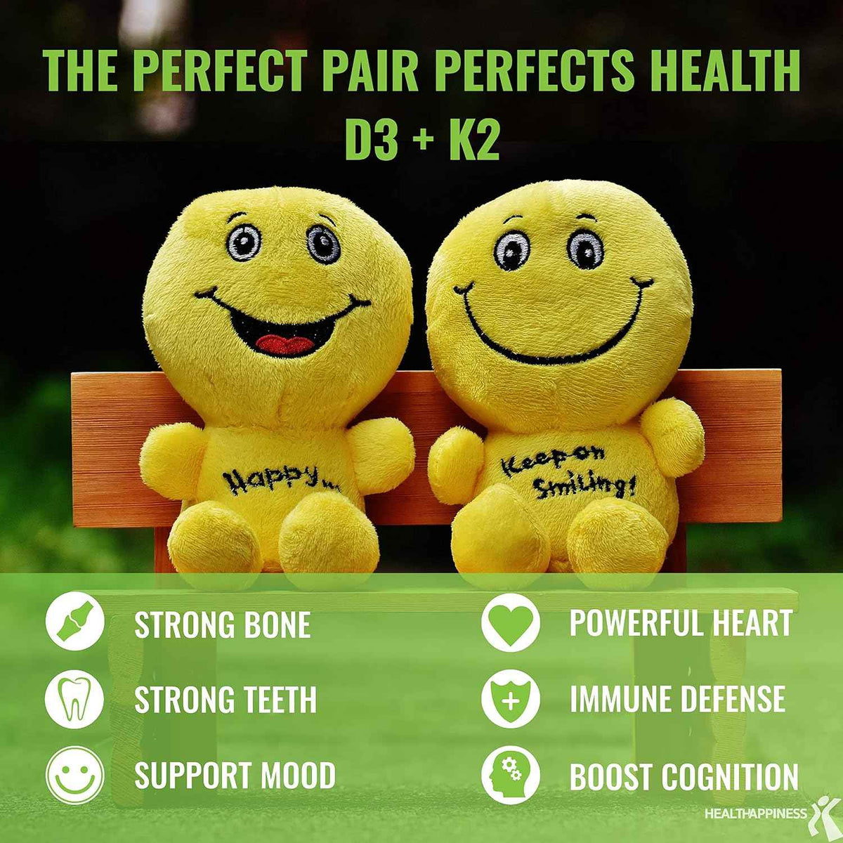 UpNourish Liposomal D3 K2 MK-7 vitamin supplement bottles with 365 softgels, showcasing the product label and softgel capsules.