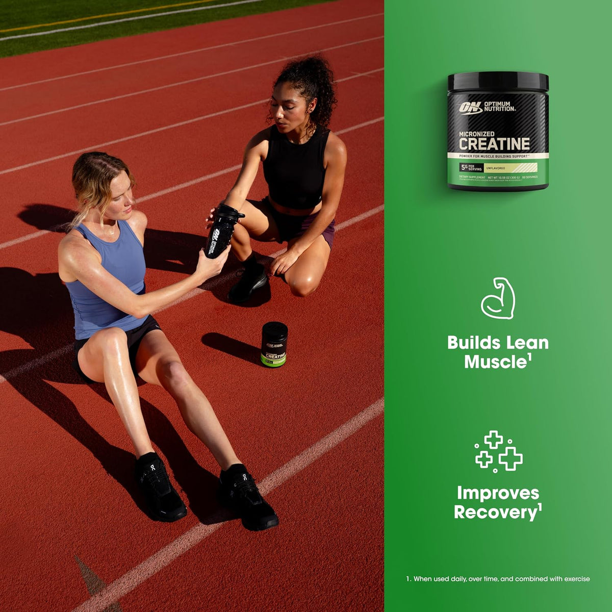 Optimum Nutrition Micronized Creatine Monohydrate Dietary Supplement Powder