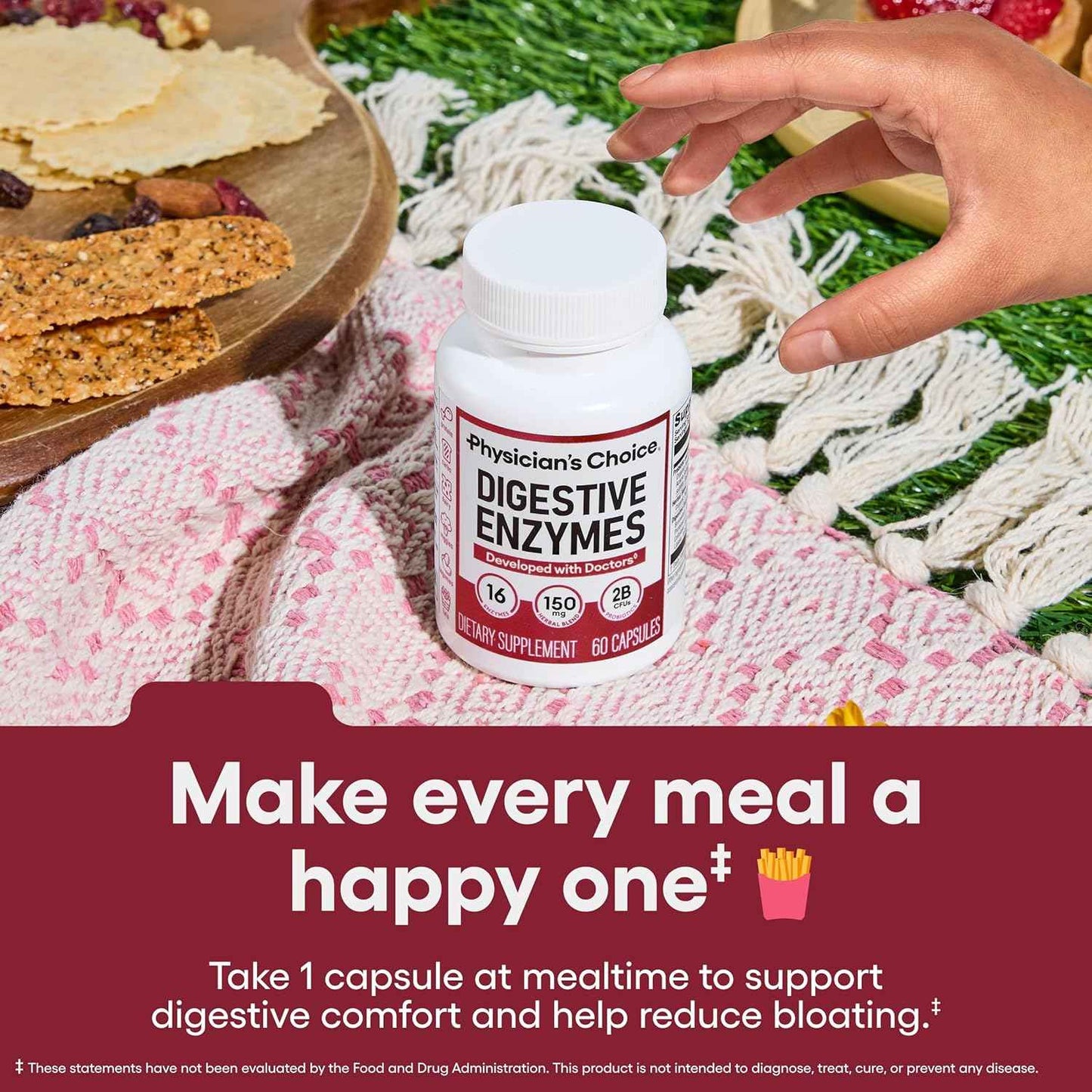Physician's CHOICE Digestive Enzymes for Bloating & Digestion 16 Enzyme