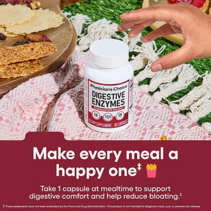 Physician's CHOICE Digestive Enzymes for Bloating & Digestion 16 Enzyme