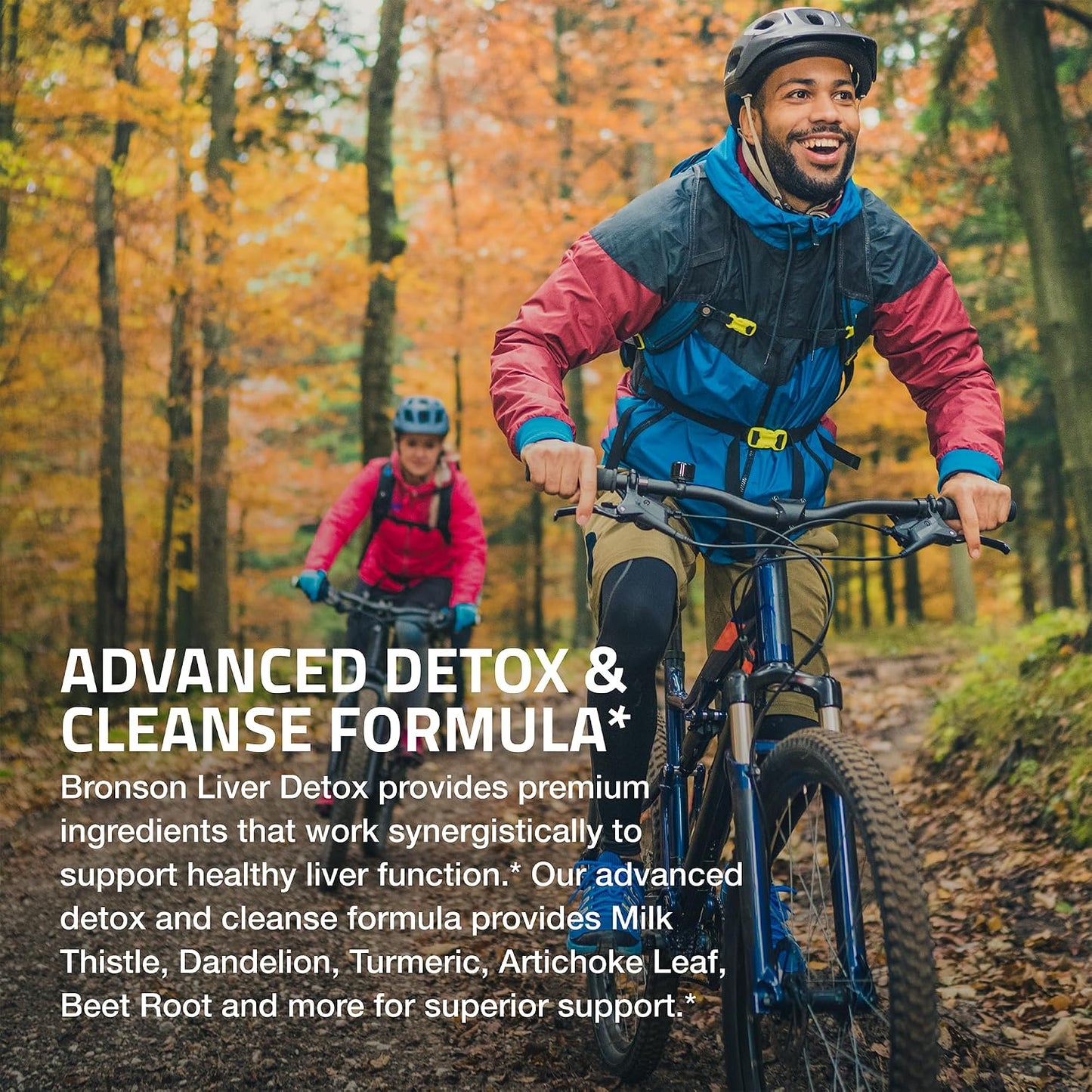 Bronson Milk Thistle Liver Detox Cleansing Formula Capsules