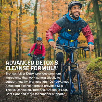 Bronson Milk Thistle Liver Detox Cleansing Formula Capsules